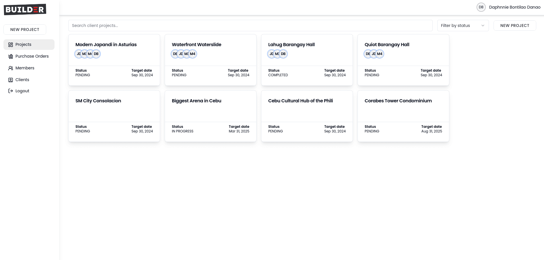 Payroll integration and export screen